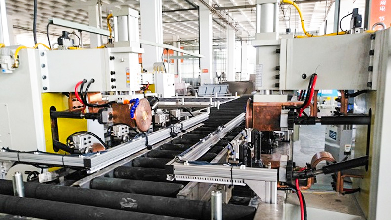 青岛焊本助力桑乐太阳能定制十二头连续缝焊机生产线